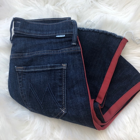 Mother Denim Insider Step Crop Fray Jeans - Picture 3 of 7